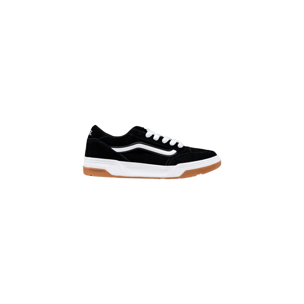 Vans Black And White Suede Leather Low Top Sneakers
