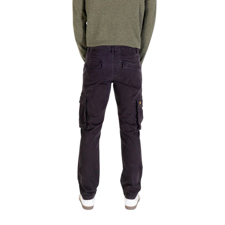Lyle & Scott Black Cotton Cargo Pants