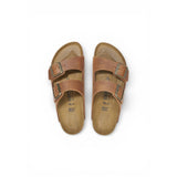 Birkenstock Brown Leather Flat Sandals