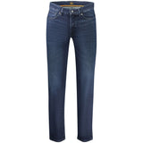 Hugo Boss Blu Cotton Men Jeans