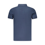 Hugo Boss Blue Cotton Men Polo Shirt