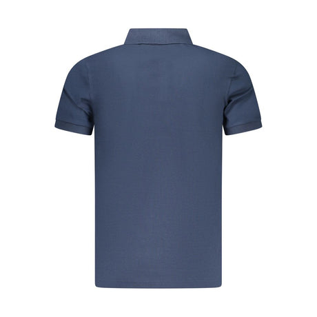 Hugo Boss Blue Cotton Men Polo Shirt