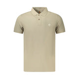 Timberland Beige Cotton Men Polo Shirt