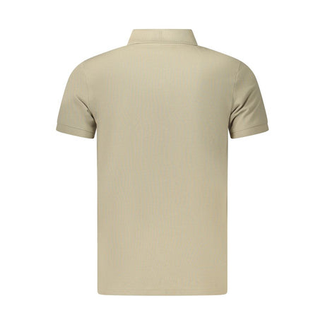 Timberland Beige Cotton Men Polo Shirt