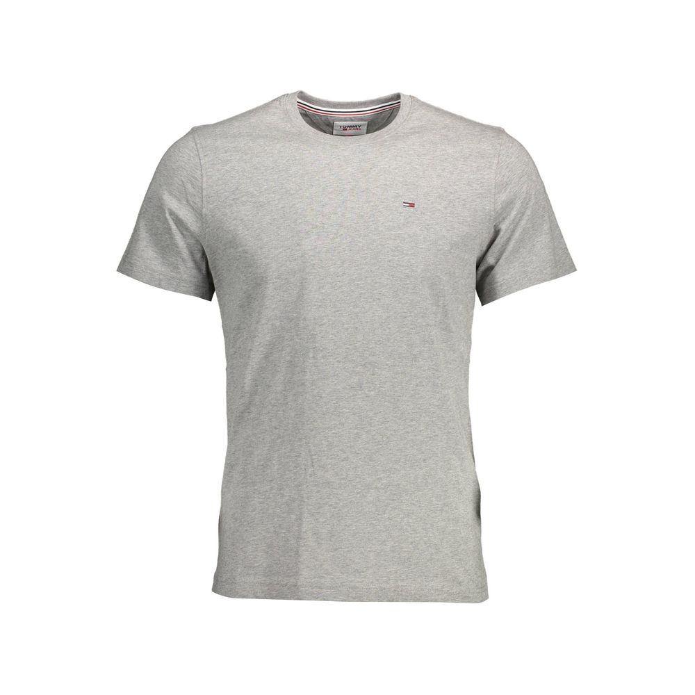 Tommy Hilfiger Grigio Cotton Men T-Shirt