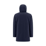 Herno Blue Polyamide Coat
