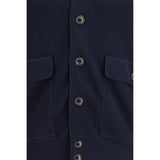 Valstar Blue Fleece Wool Jackets And Coat