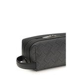 Ferragamo Black Calf Leather Bos Taurus Handbag