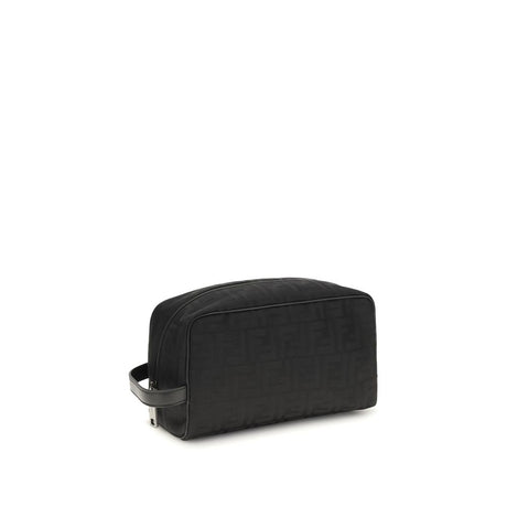 Fendi Black Polyester Luggage And Travel