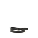Saint Laurent Black Cotton Regular Belt