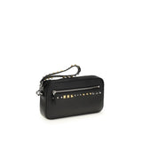 Valentino Garavani Black Calf Leather Bos Taurus Accessories