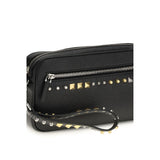 Valentino Garavani Black Calf Leather Bos Taurus Accessories