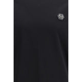Philipp Plein Black Cotton T-Shirt