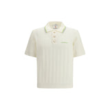 Casablanca Beige Cotton Polo Shirt