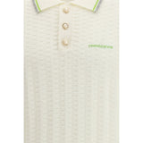 Casablanca Beige Cotton Polo Shirt