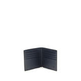 Valentino Garavani Blue Calf Leather Bos Taurus Wallet
