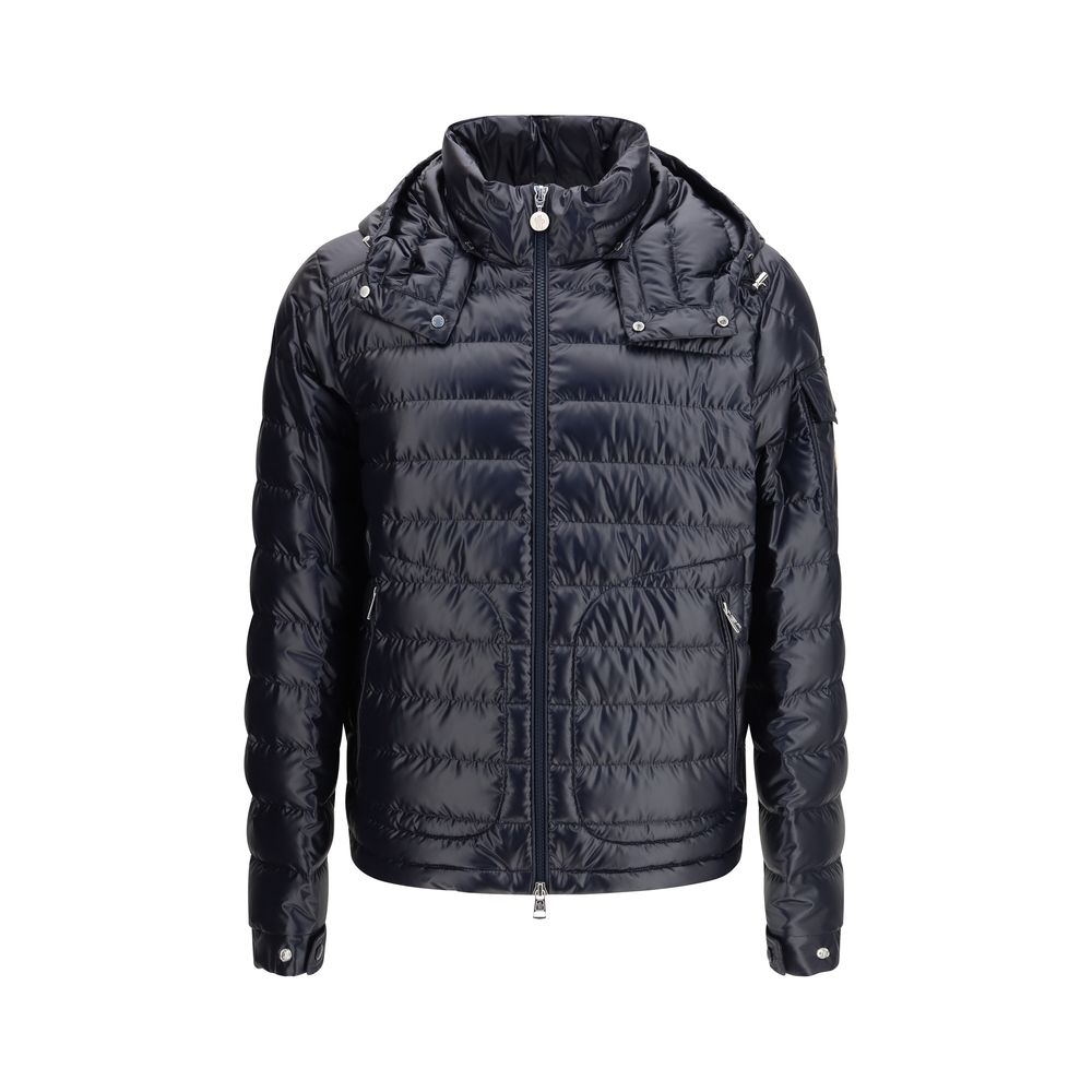 Moncler Blue Polyamide Coat
