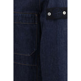 Stone Island Blue Cotton Denim Jacket