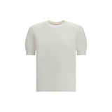 Brunello Cucinelli White Cotton T-Shirt