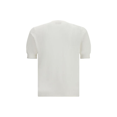 Brunello Cucinelli White Cotton T-Shirt