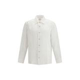 Brunello Cucinelli White Linen Dress Shirt