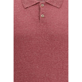 Brunello Cucinelli Multicolor Linen Polo Shirt
