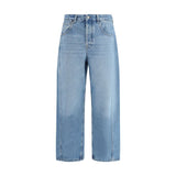 Jacquemus Blue Polyester Jeans Denim