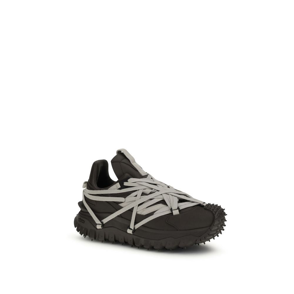 Moncler x Rick Owens Brown Rubber Athletic Sneakers