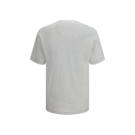 Brunello Cucinelli Gray Cotton T-Shirt