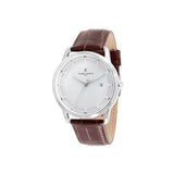 Pierre Cardin Brown Leather Dress Watch