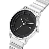 Pierre Cardin Gray Stainless Steel Dress Watch