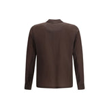 Herno Brown Polyamide Dress Shirt