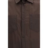 Herno Brown Polyamide Dress Shirt