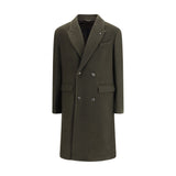 Cruna Bicolor Fleece Wool Coat