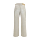 Haikure Gray Cotton Straight-Leg Jeans