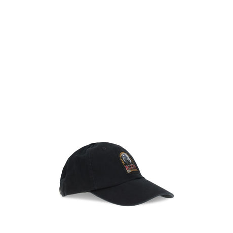 Parajumpers Black Cotton Cap (Baseball Hat)