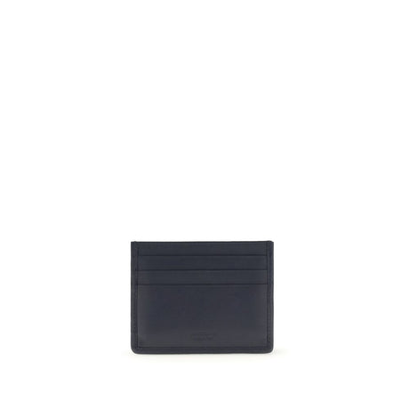 Ferragamo Blue Calf Leather Bos Taurus Wallet
