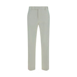 PT Torino White Cotton Casual Pants