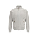 Baracuta White Polyester Bomber