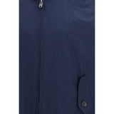 Baracuta Blue Polyester Biker Jacket