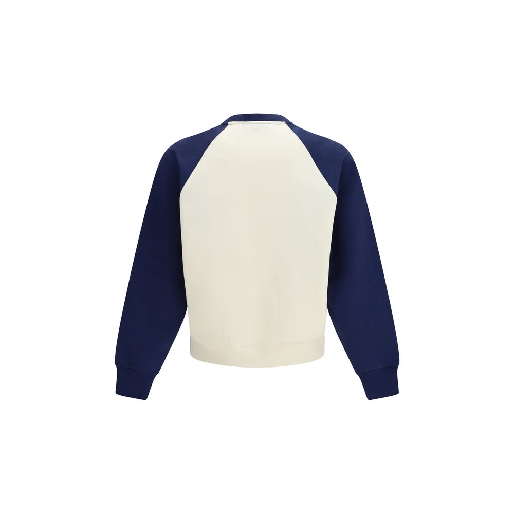 Ami Paris White Cotton Sweatshirt