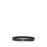 Ferragamo Blue Calf Leather Bos Taurus Regular Belt