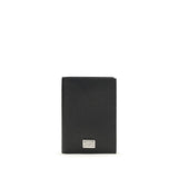 Dolce & Gabbana Black Calf Leather Bos Taurus Wallet