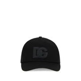 Dolce & Gabbana Black Cotton Cap (Baseball Hat)