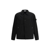 Stone Island Black Polyester Coat