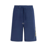 Versace Jeans Blue Cotton Bermuda Shorts