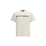 Moncler Grenoble White Cotton T-Shirt