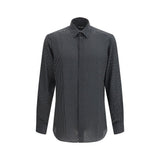 Tom Ford Black Silk Pattern Shirt