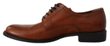 Dolce & Gabbana Elegant Brown Derby Formal Shoes