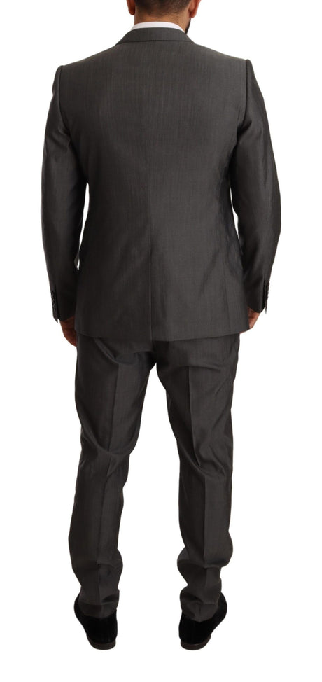 Dolce & Gabbana Elegant Martini Slim-Fit Wool Silk Suit